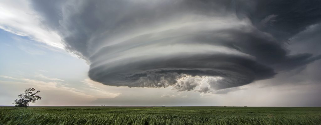 Amazing,Supercell,Thunderstorm,Over,The,Great,Plains